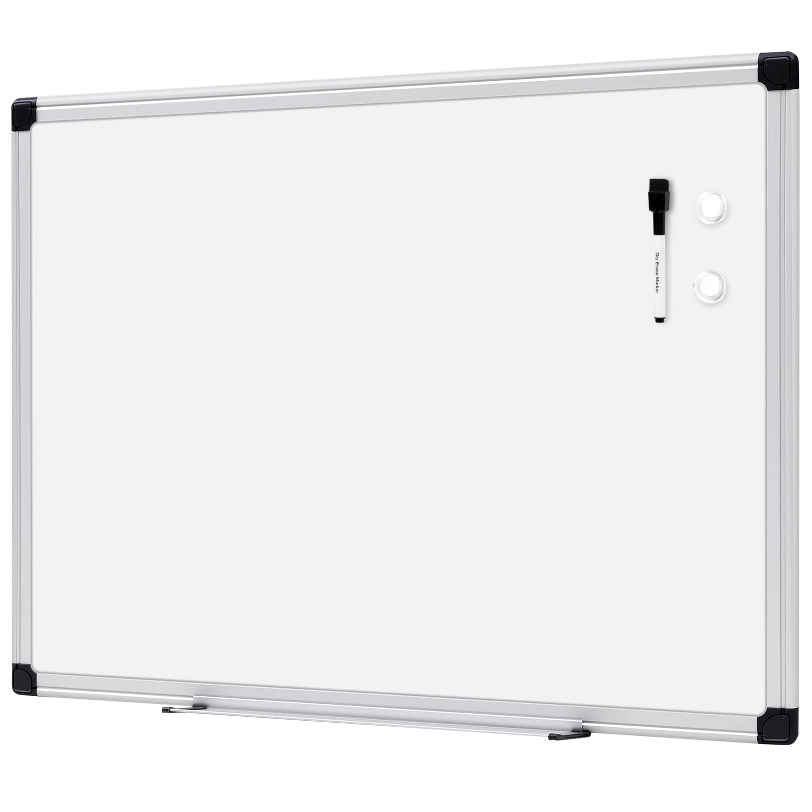 Version 1.0.0 Amazon Basics Magnetic Dry Erase Whiteboard, 24 x 18-Inch, Aluminium Frame, Silver/White - Image 1