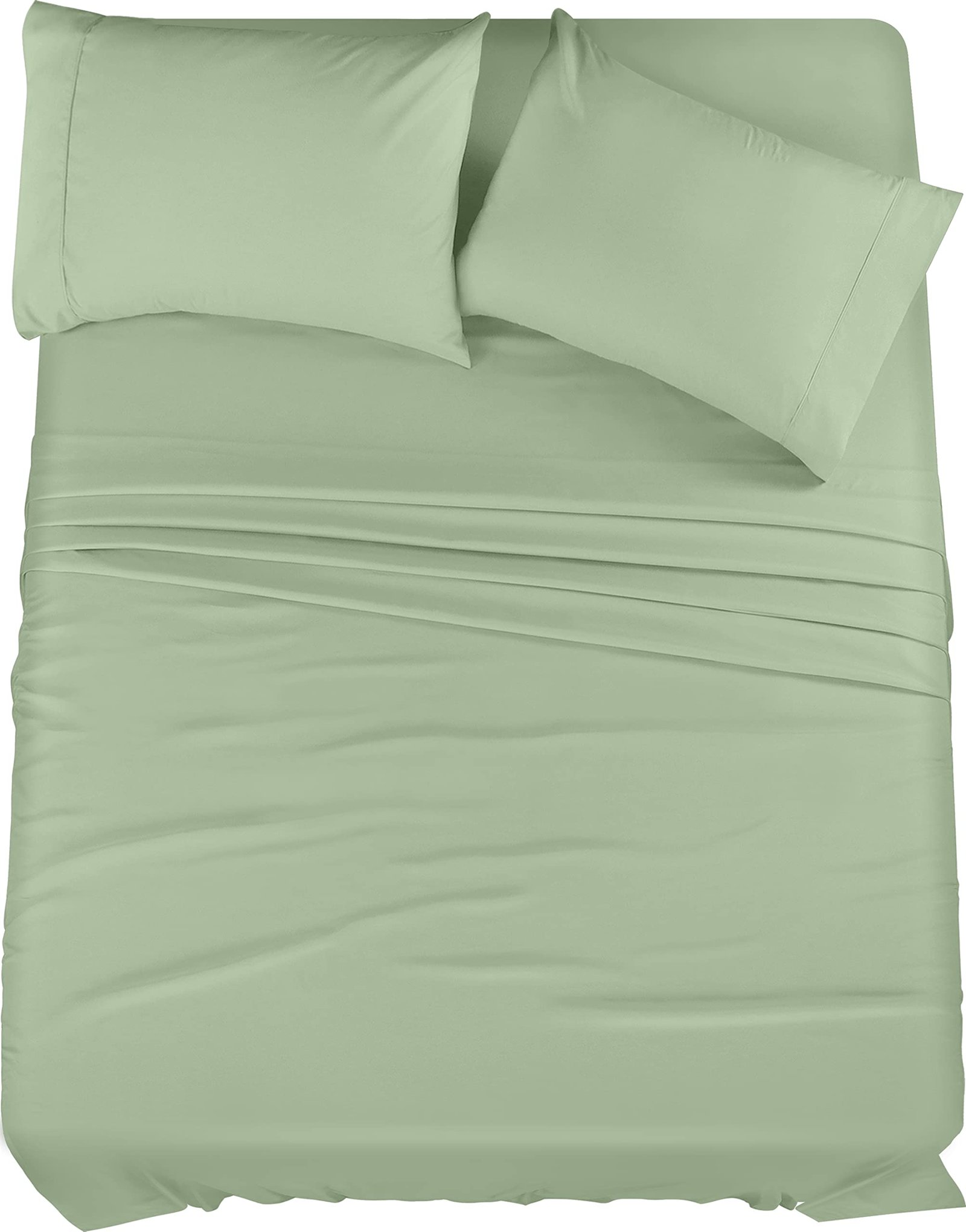 Version 1.0.0 Utopia Bedding Queen Bed Sheets Set - 4 Piece Bedding - Brushed Microfiber - Shrinkage and Fade Resistant - Easy Care (Queen, Sage) - Image 1