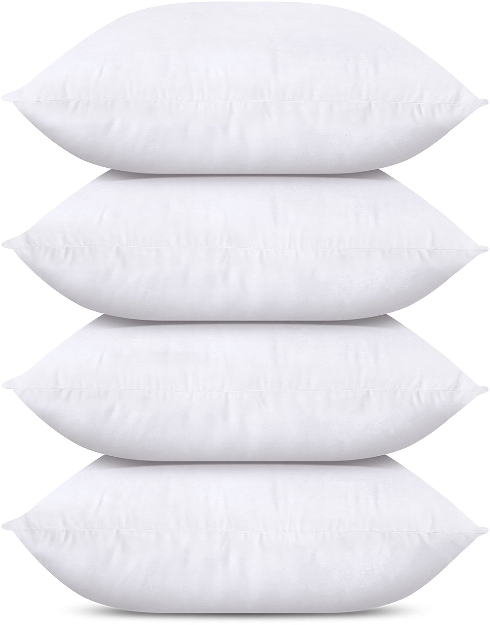 Version 1.0.0 Utopia Bedding Throw Pillows (Set of 4, White), 14 x 14 Inches Pillows for Sofa, Bed and Couch Decorative Stuffer Pillows - Image 1